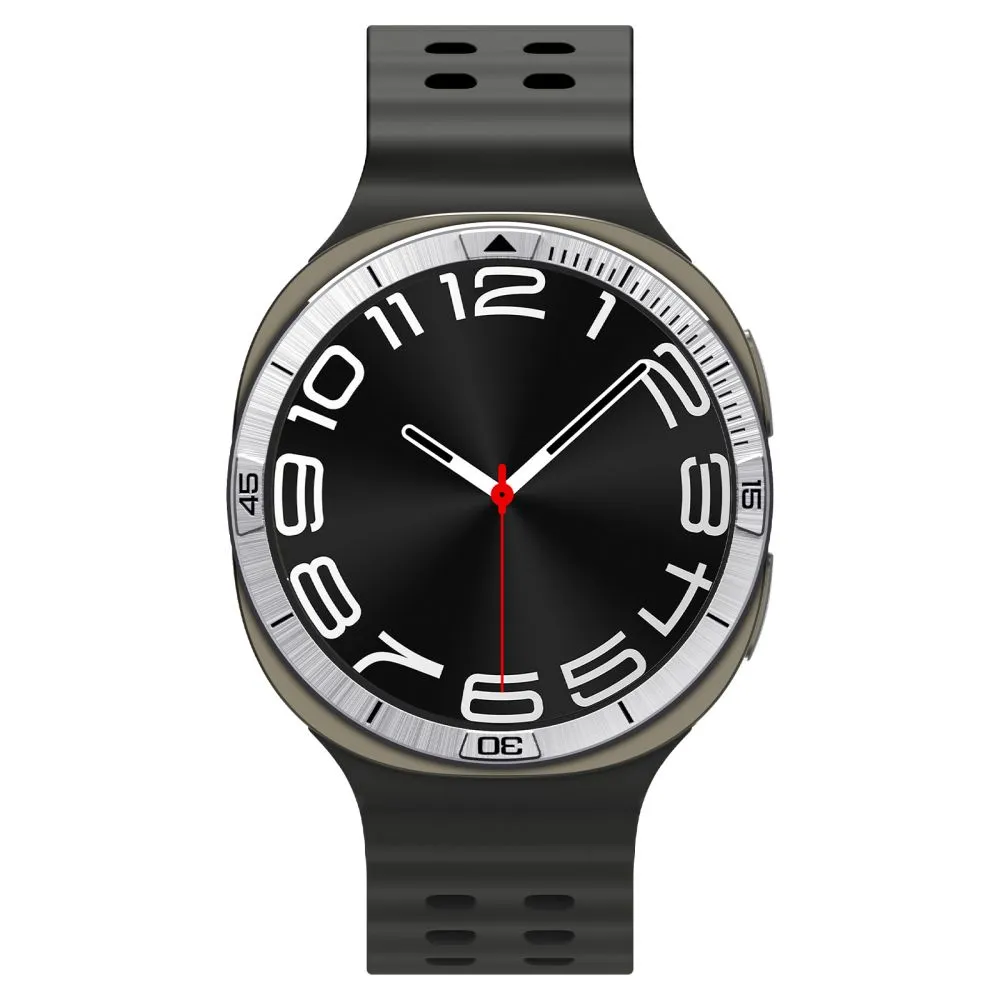 Samsung Galaxy Watch 8 band silver SPIGEN BEZEL TUNE PILOT (44 MM)