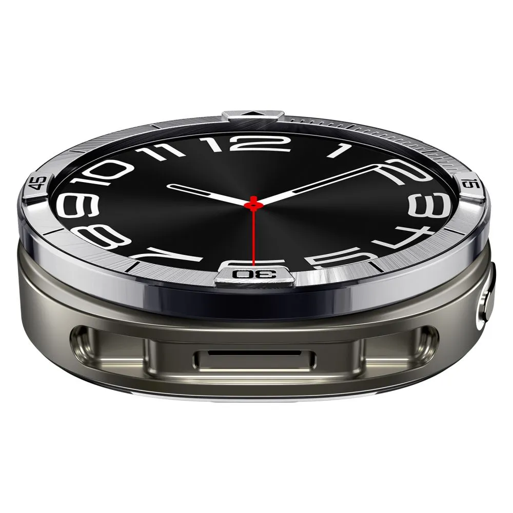 Samsung Galaxy Watch 8 band silver SPIGEN BEZEL TUNE PILOT (44 MM)