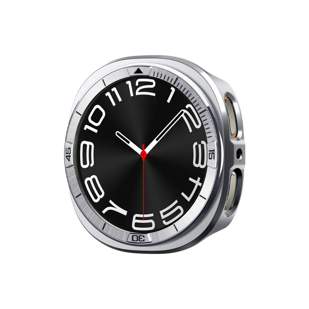 Samsung Galaxy Watch 8 siksniņa sudraba SPIGEN BEZEL TUNE PRO PILOT (44 MM)