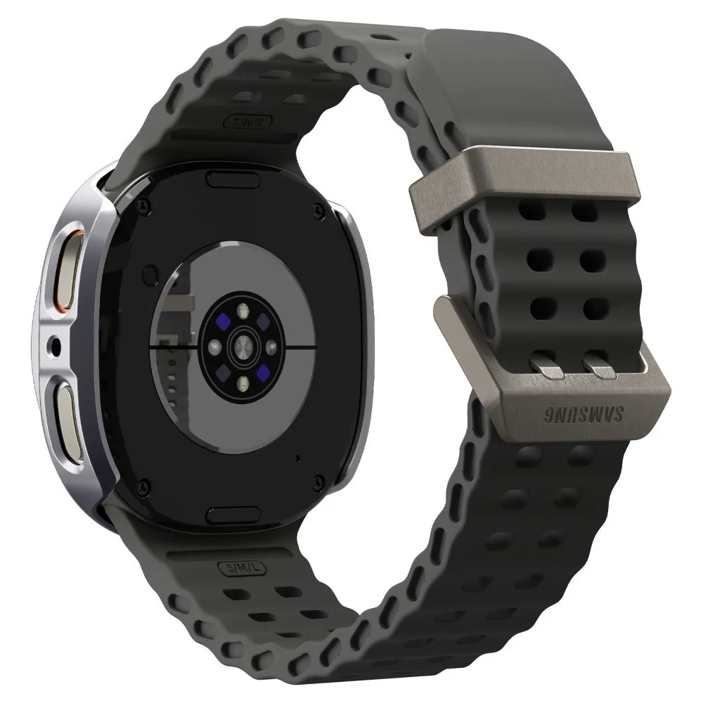 Samsung Galaxy Watch 8 siksniņa sudraba SPIGEN BEZEL TUNE PRO PILOT (44 MM)
