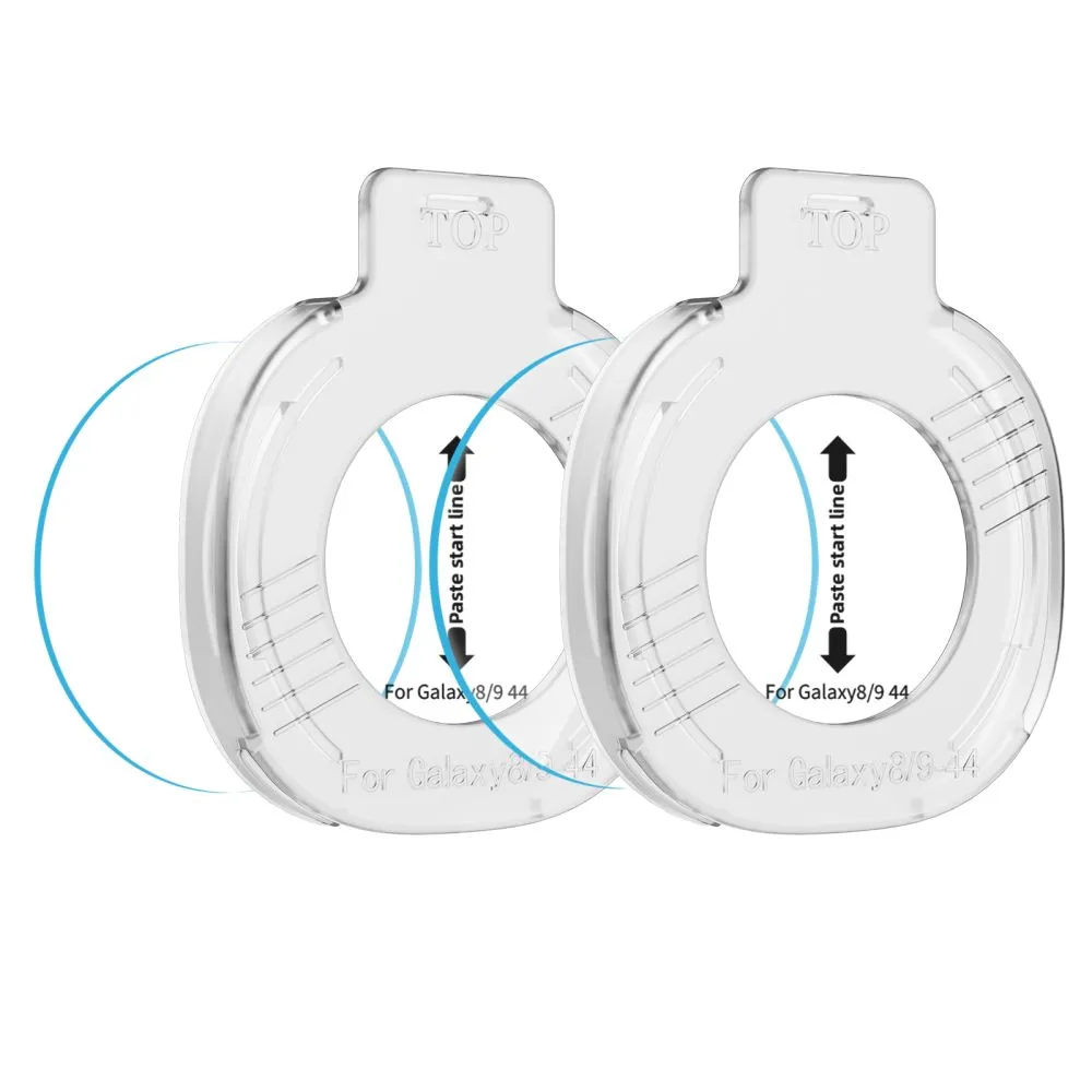 Samsung Galaxy Watch 8 viedpulksteņa aizsargstikls  TECH-PROTECT EASY SET+ 2-PACK (44 MM)