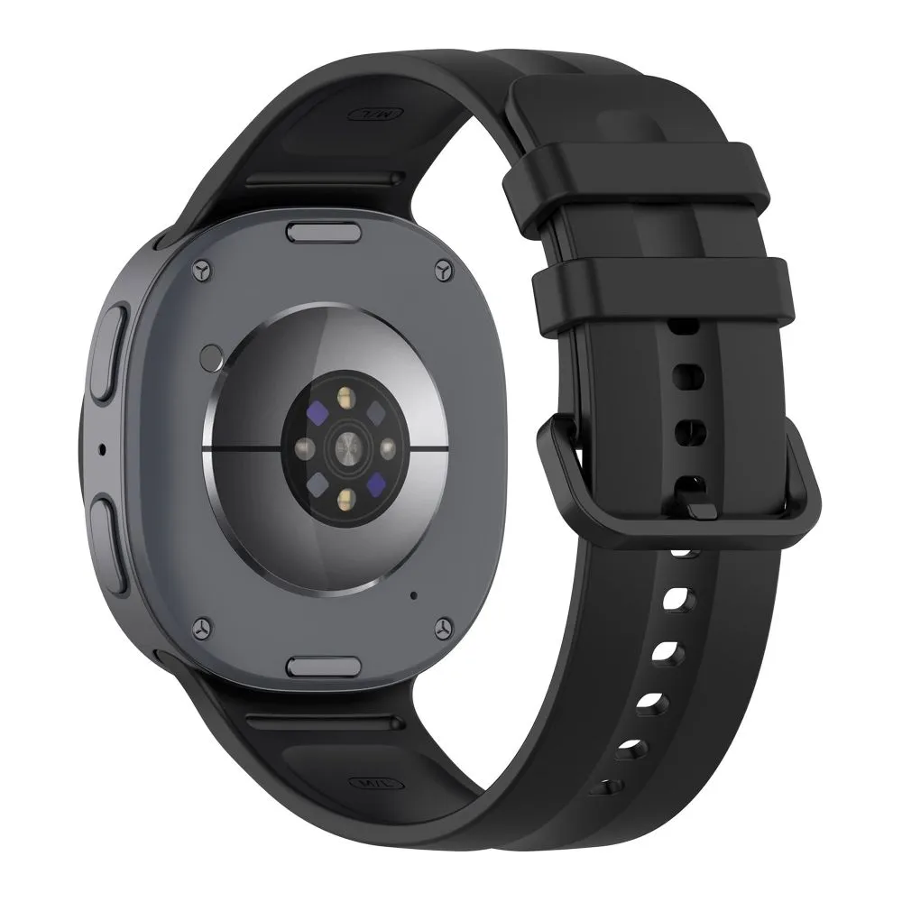 Samsung Galaxy Watch 8 Viedpulksteņu siksniņas melns TECH-PROTECT SILICONE EVO