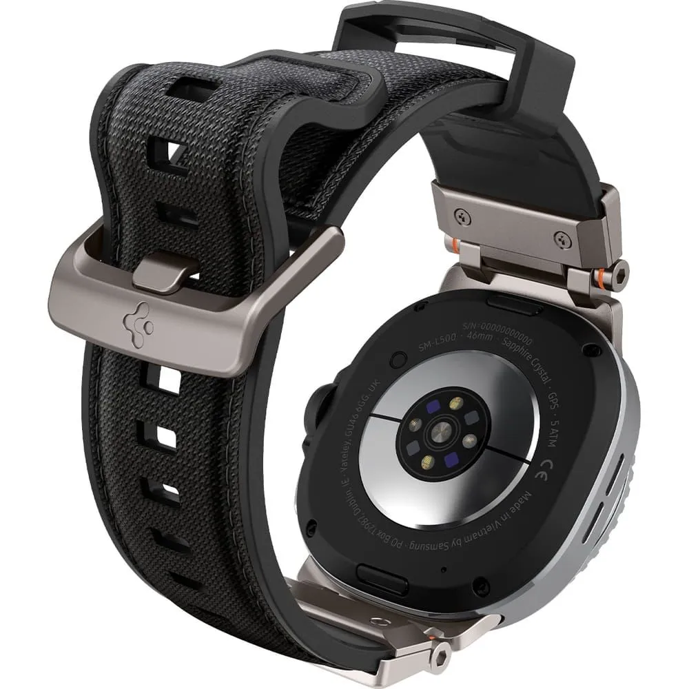 Samsung Galaxy Watch 8 Viedpulksteņu siksniņas melns SPIGEN DURAPRO ARMOR