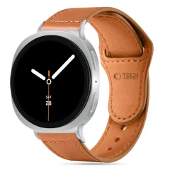 Samsung Galaxy Watch 8  brūns TECH-PROTECT LEATHERFIT (40/44/46 MM)