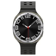 Samsung Galaxy Watch 8 band silver SPIGEN BEZEL TUNE PILOT (44 MM)