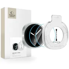 Galaxy Watch Galaxy Watch 8 viedpulksteņa aizsargstikls TECH-PROTECT EASY SET+ 2-PACK Samsung Galaxy Watch 8 (44 MM)