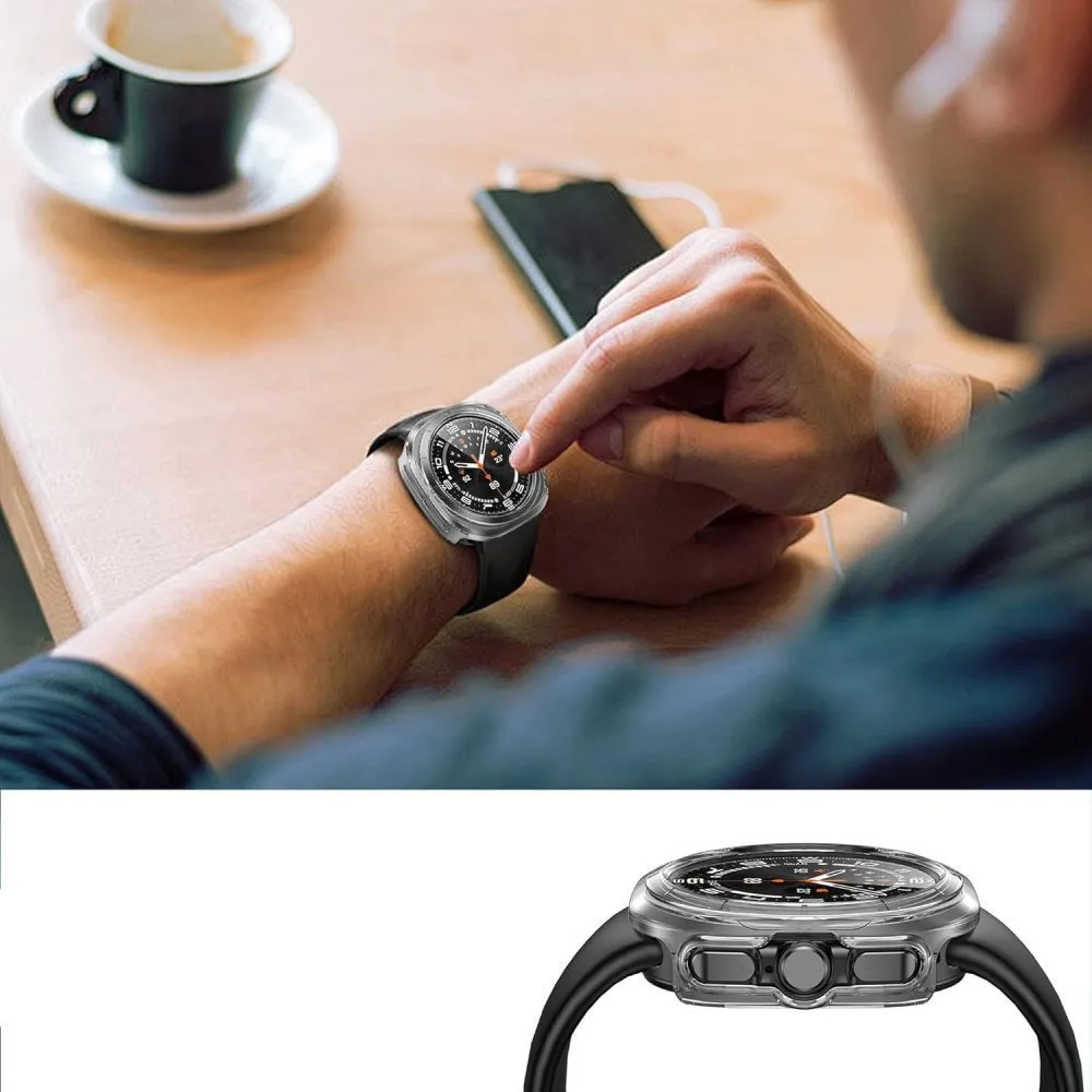 Samsung Galaxy Watch 8 Classic siksniņa caurspīdīgs TECH-PROTECT DEFENSE (46 MM)