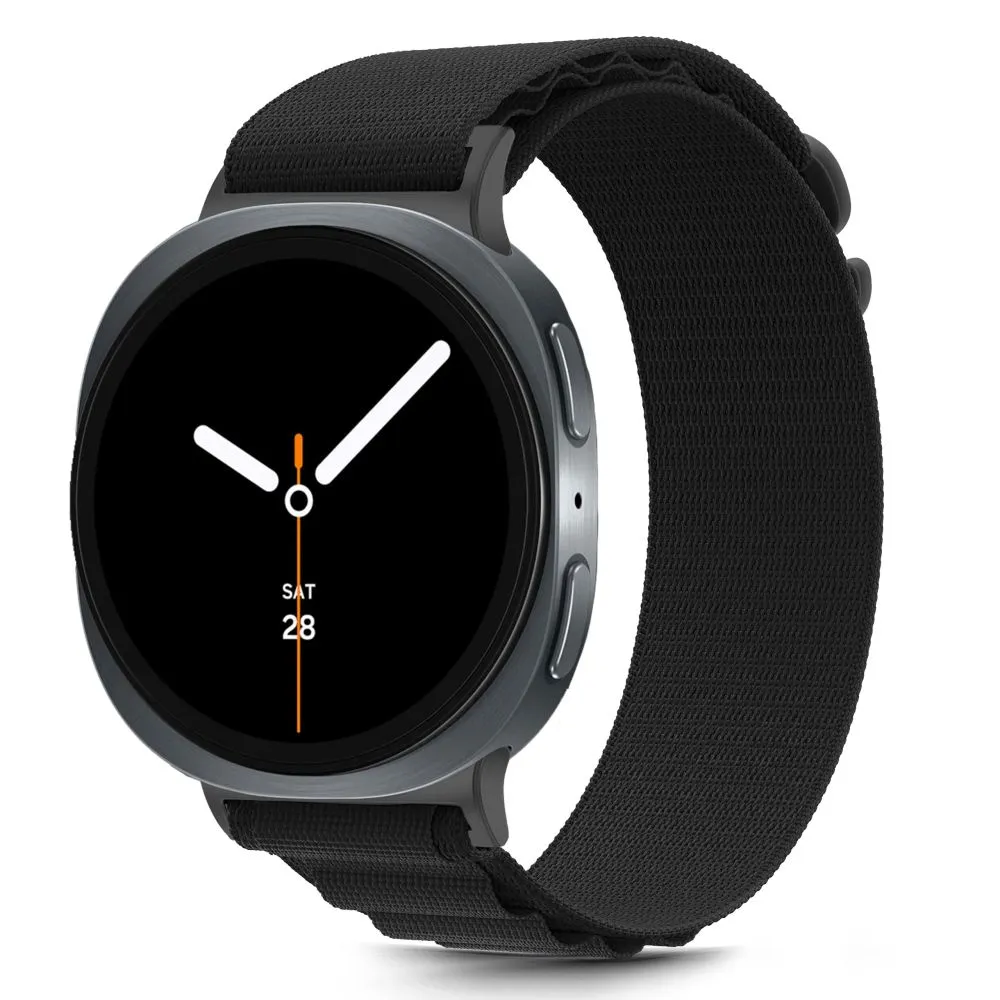 Samsung Galaxy Watch 8 Classic  melns TECH-PROTECT NYLON PRO (40/44/46 MM)