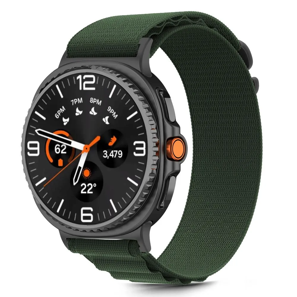 Samsung Galaxy Watch 8 Classic  zaļš TECH-PROTECT NYLON PRO (40/44/46 MM)