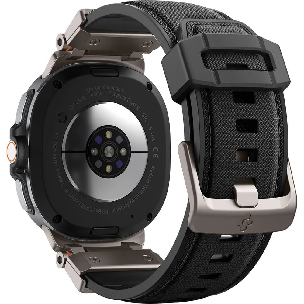 Samsung Galaxy Watch 8 Classic Viedpulksteņu siksniņas melns SPIGEN DURAPRO ARMOR
