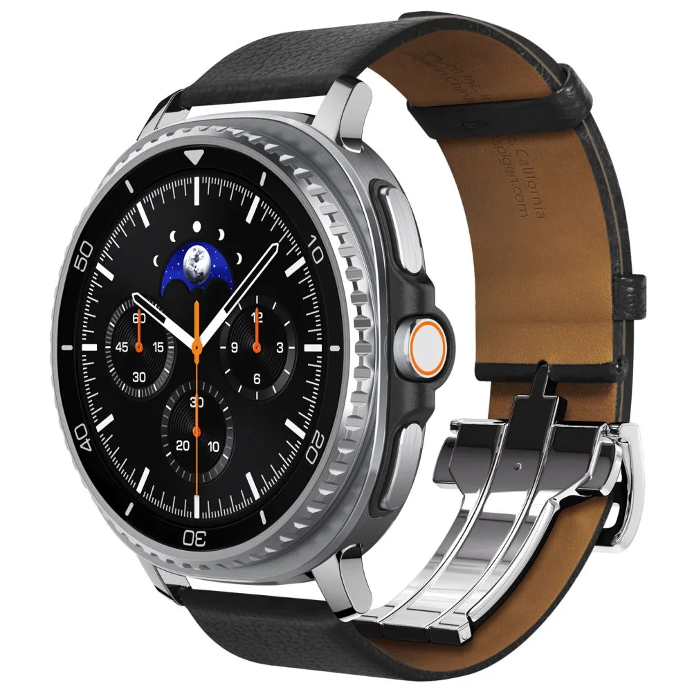 Samsung Galaxy Watch 8 Classic Viedpulksteņu siksniņas melns SPIGEN ENZO (40 / 44 46 MM)