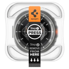 Samsung Galaxy Watch 8 Classic näytönsuojalasi  SPIGEN GLAS.TR ”EZ-FIT” 2-PACK (46 MM)