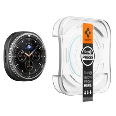 Samsung Galaxy Watch 8 Classic näytönsuojalasi  SPIGEN GLAS.TR ”EZ-FIT” 2-PACK (46 MM)
