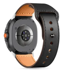 Galaxy Watch Galaxy Watch 8 Classic skal, fodral TECH-PROTECT LEATHERFIT Samsung Galaxy Watch 8 Classic (40/44/46 MM)