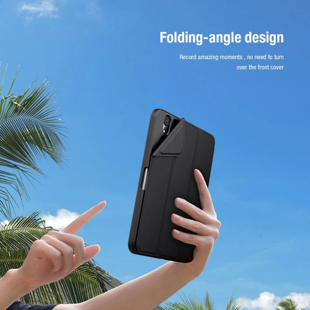 Apple iPad Mini 7 tahvelarvuti ümbris roheline Nillkin Bevel Leather