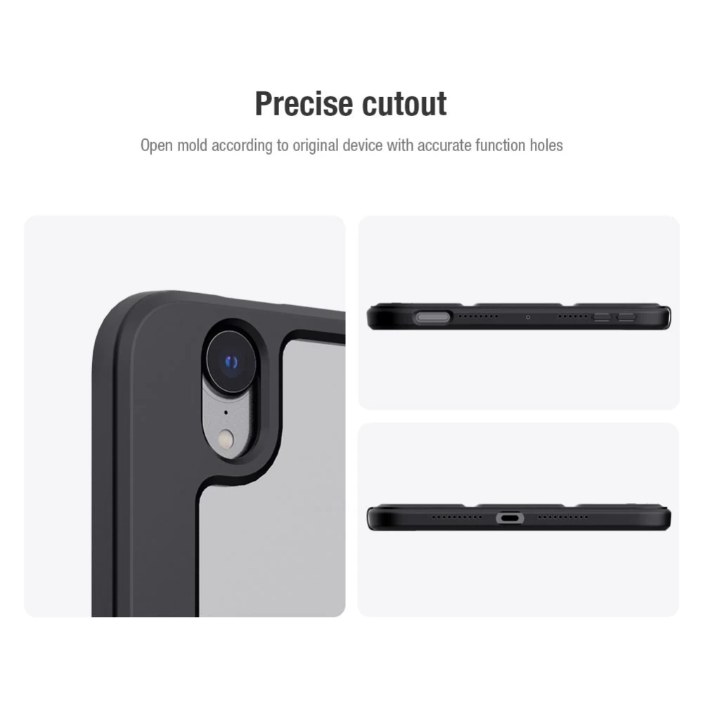 Apple iPad Mini 7 tahvelarvuti ümbris roheline Nillkin Bevel Leather