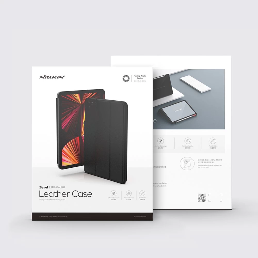 Apple iPad Mini 7 tahvelarvuti ümbris roheline Nillkin Bevel Leather