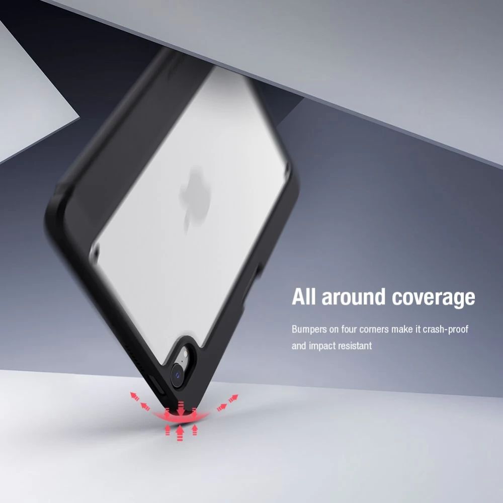 Apple iPad Mini 7 tablet suojakuori, suojakotelo sininen Nillkin Bevel Leather