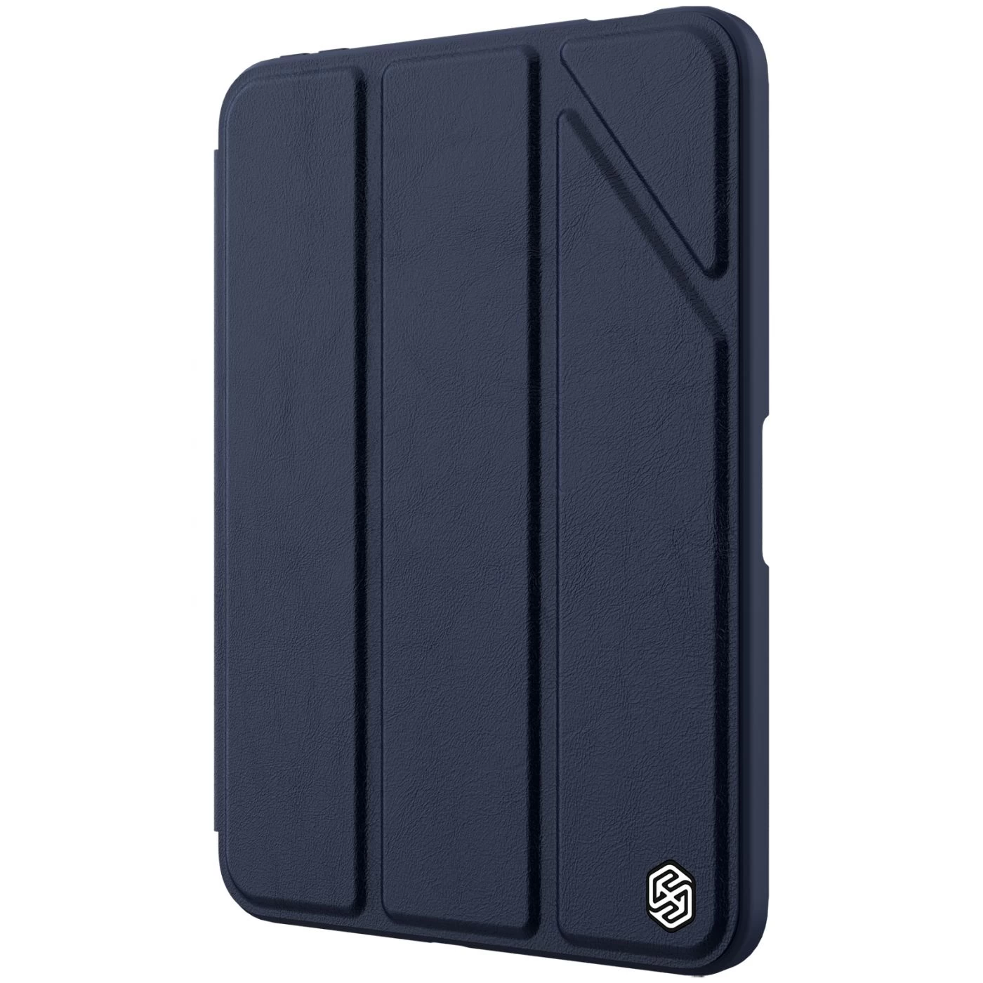 Apple iPad Mini 7 tablet suojakuori, suojakotelo sininen Nillkin Bevel Leather