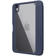 Apple iPad Mini 7 tablet suojakuori, suojakotelo sininen Nillkin Bevel Leather 