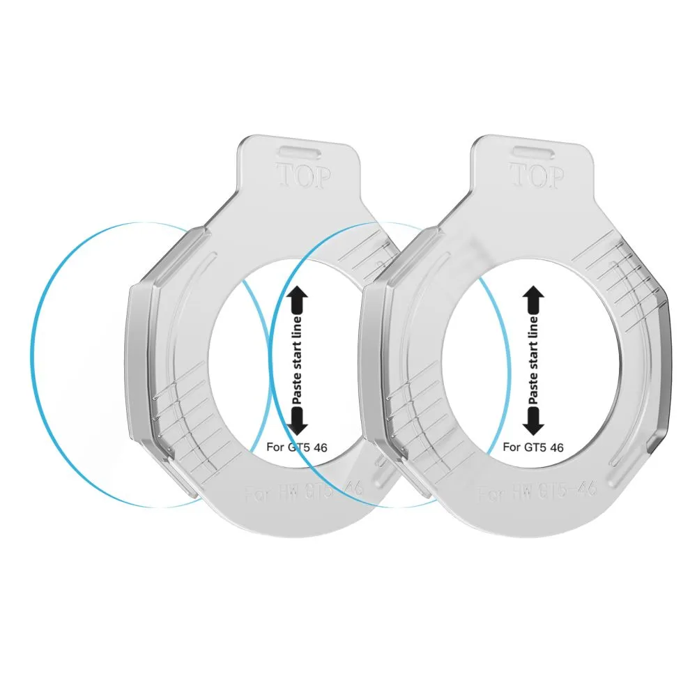 Huawei Watch GT 5 aizsargstikls  TECH-PROTECT EASY SET+ 2-PACK (46 MM)