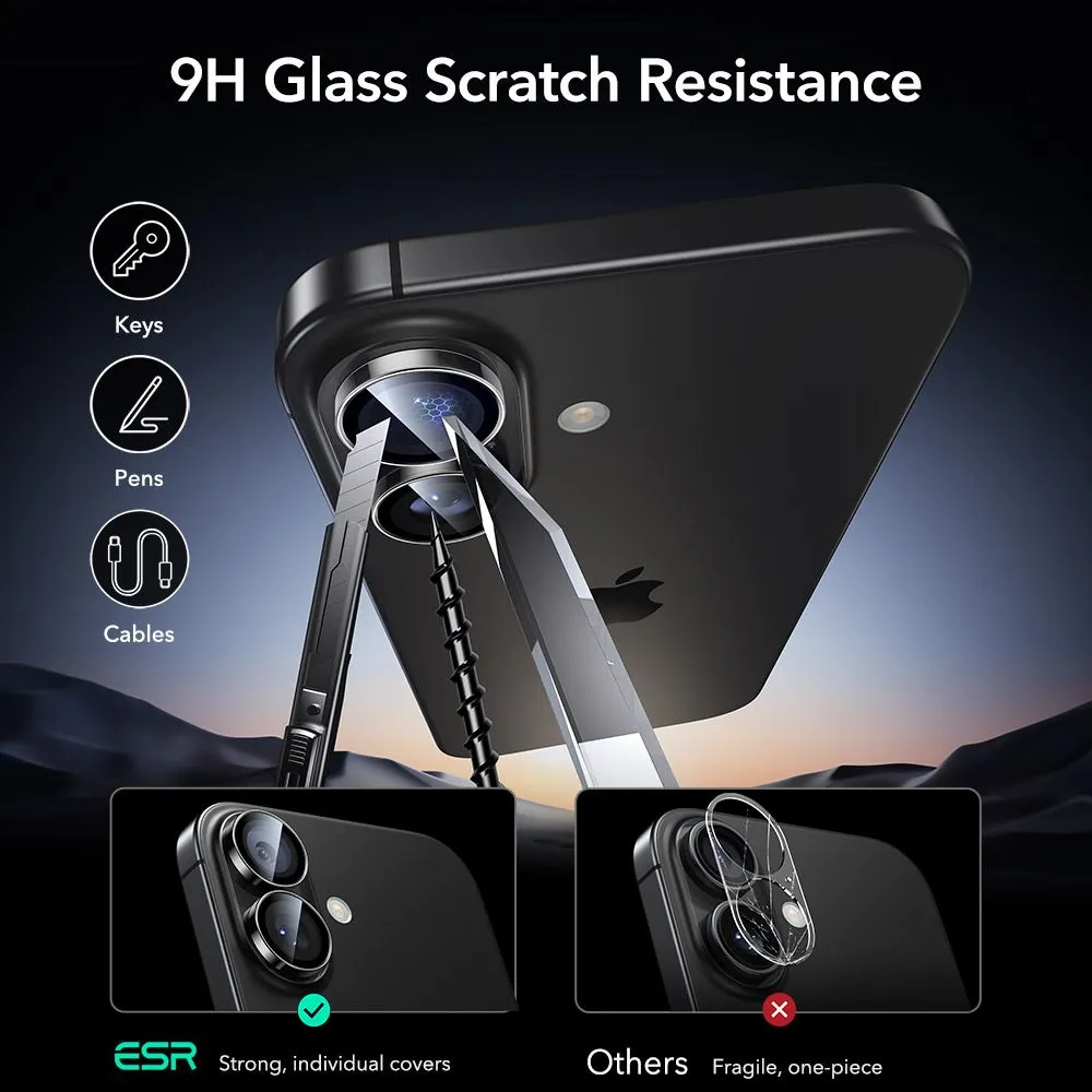 Apple iPhone 17 apsauginis stiklas  ESR ARMORITE CAMERA PROTECTOR 16 Plus