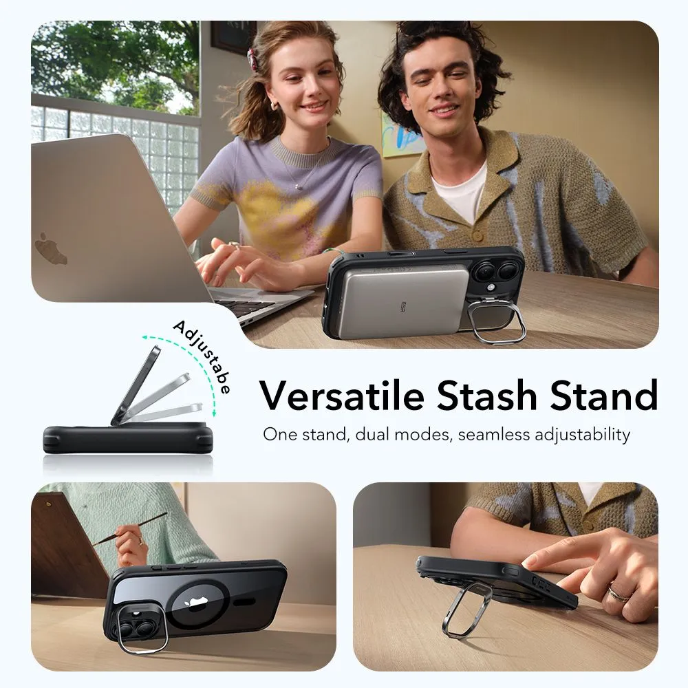 Apple iPhone 17 dėklas  ESR CLASSIC HYBRID KICKSTAND MAGSAFE