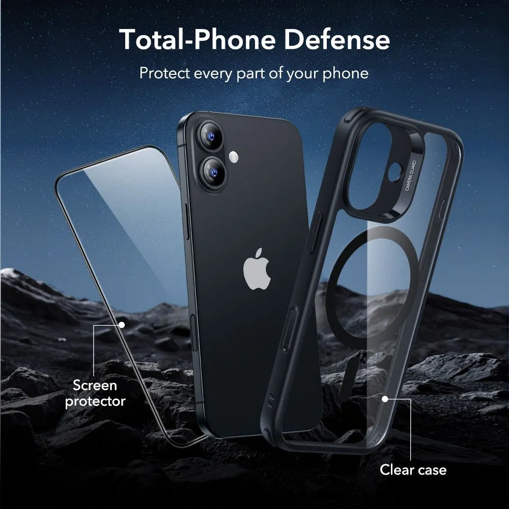 Apple iPhone 17 dėklas  ESR CLASSIC HYBRID MAGSAFE & TEMPERED GLASS