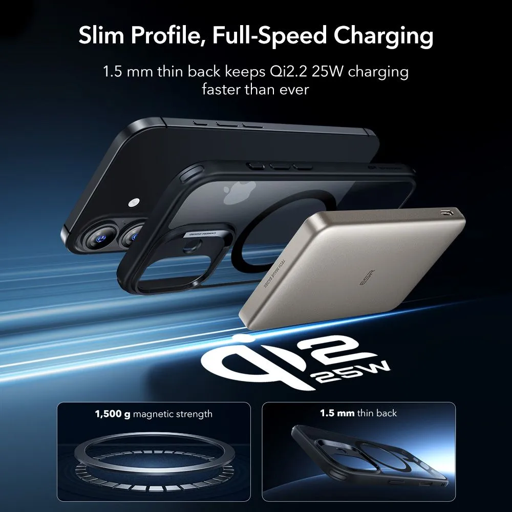 Apple iPhone 17 dėklas  ESR CLASSIC HYBRID MAGSAFE & TEMPERED GLASS