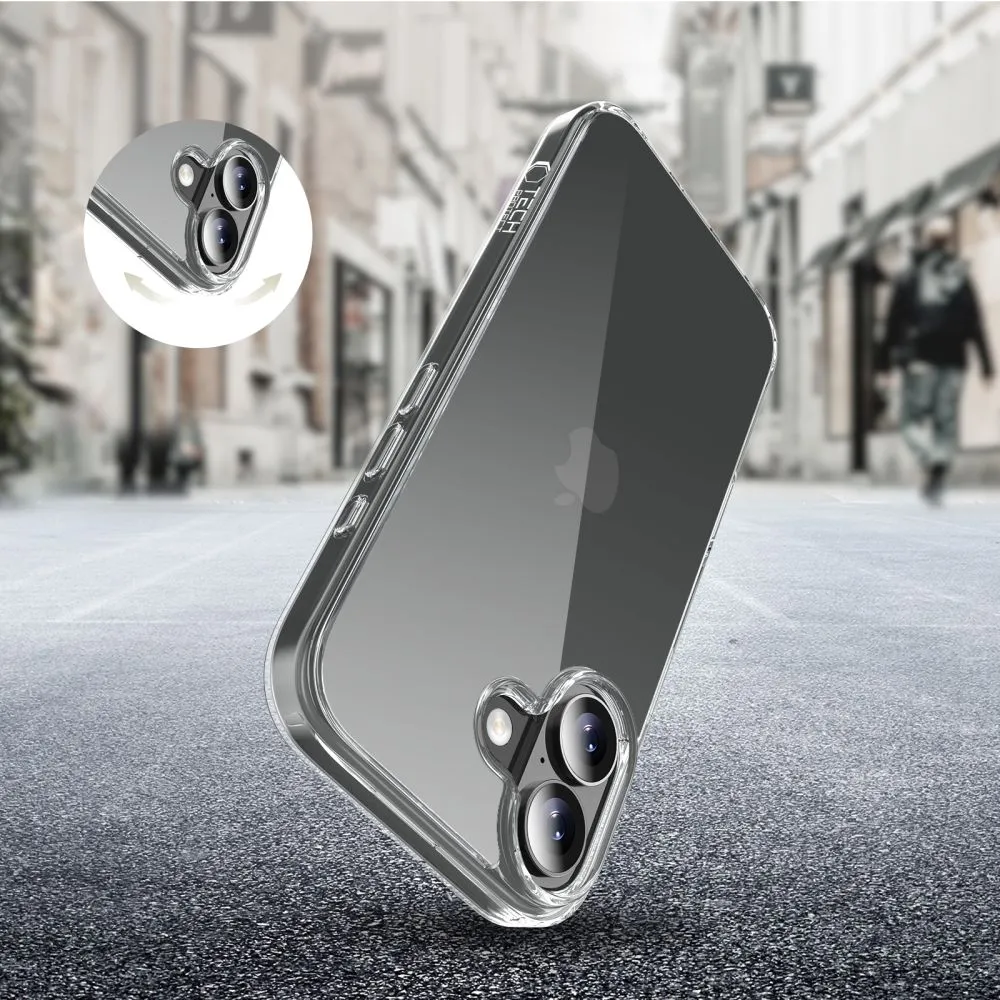 Apple iPhone 17 dėklas skaidrus TECH-PROTECT FLEXAIR HYBRID