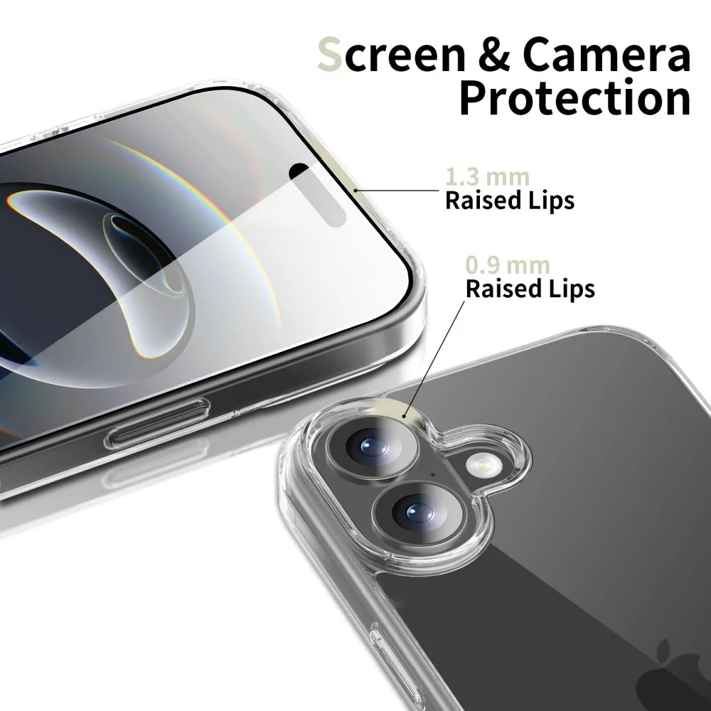 Apple iPhone 17 dėklas skaidrus TECH-PROTECT FLEXAIR HYBRID