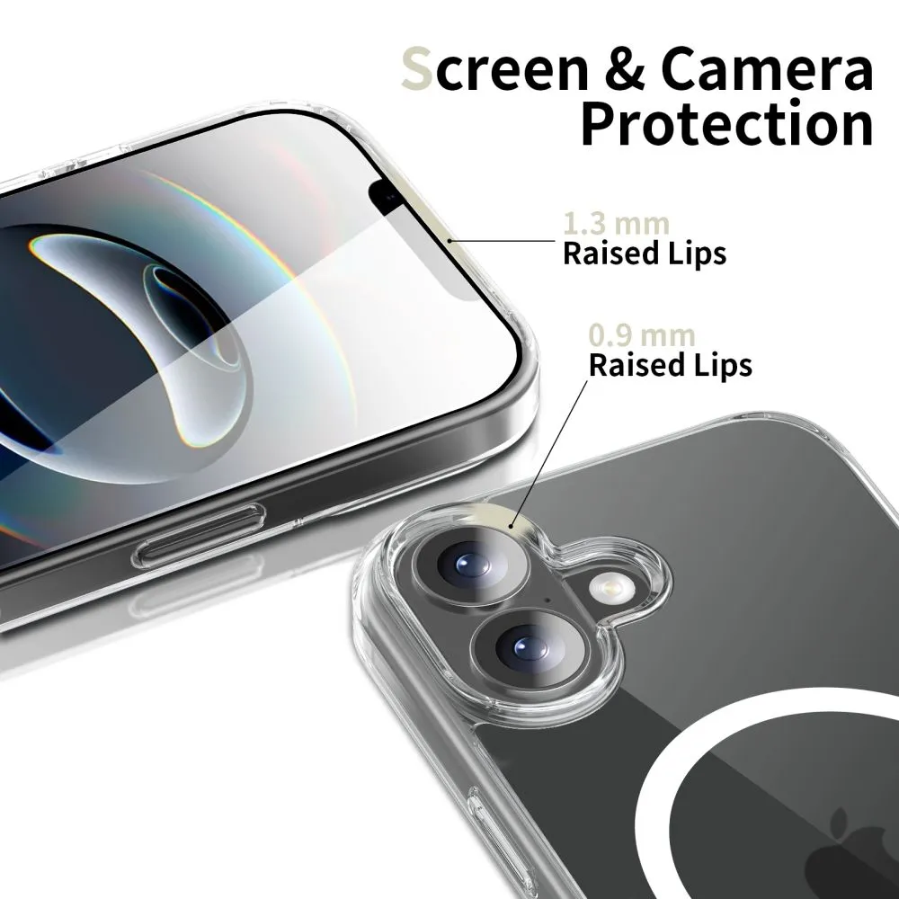 Apple iPhone 17 dėklas skaidrus TECH-PROTECT FLEXAIR HYBRID MAGSAFE