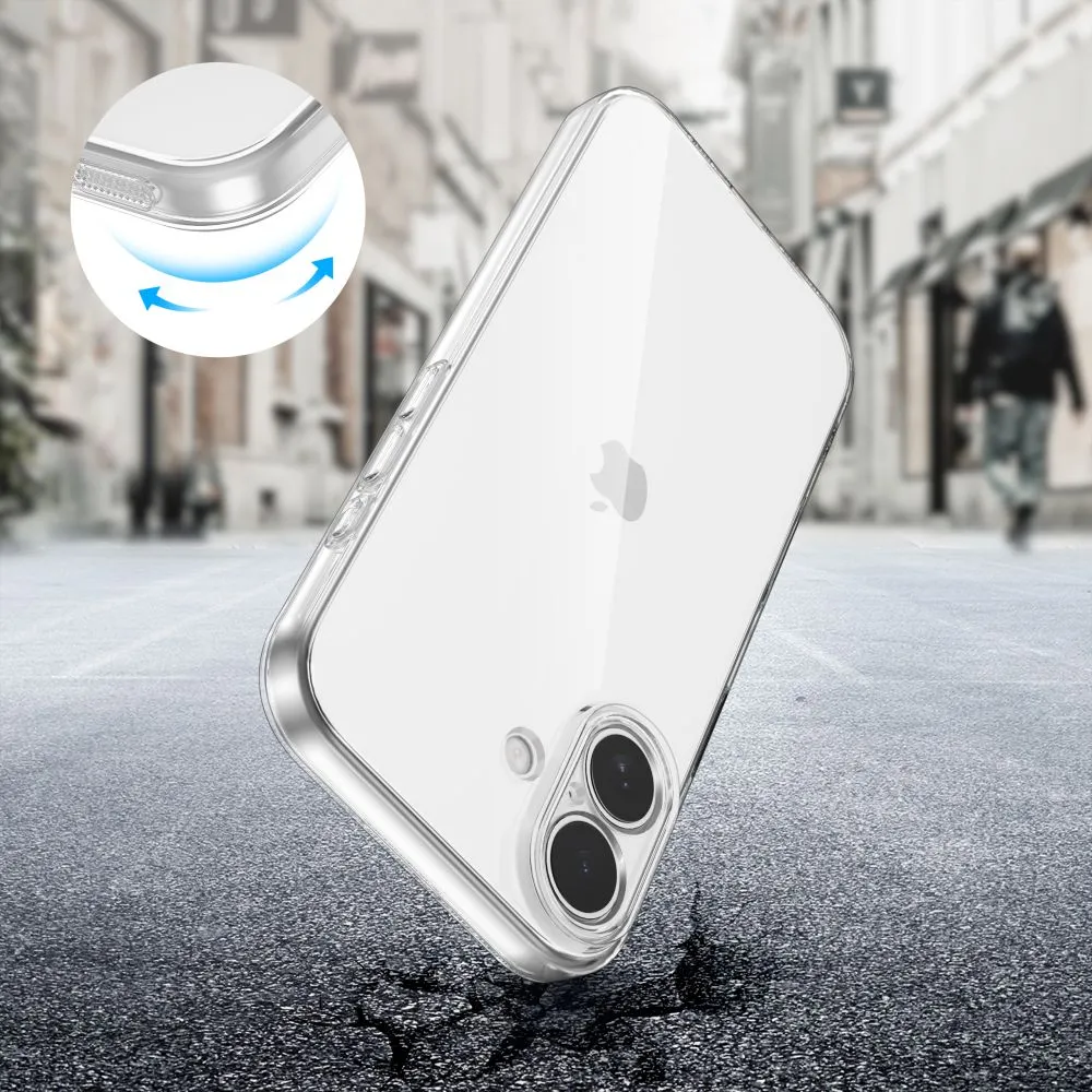 Apple iPhone 17 case transparent TECH-PROTECT FLEXAIR