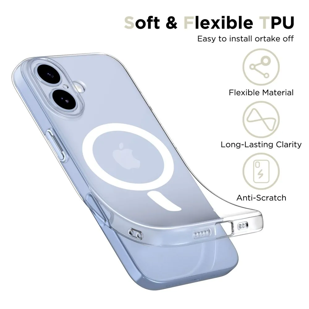 Apple iPhone 17 case transparent TECH-PROTECT FLEXAIR MAGSAFE