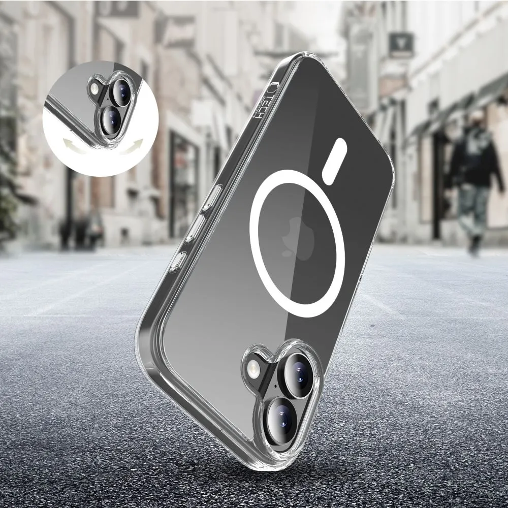 Apple iPhone 17 skal transparent TECH-PROTECT FLEXAIR HYBRID CC MAGSAFE