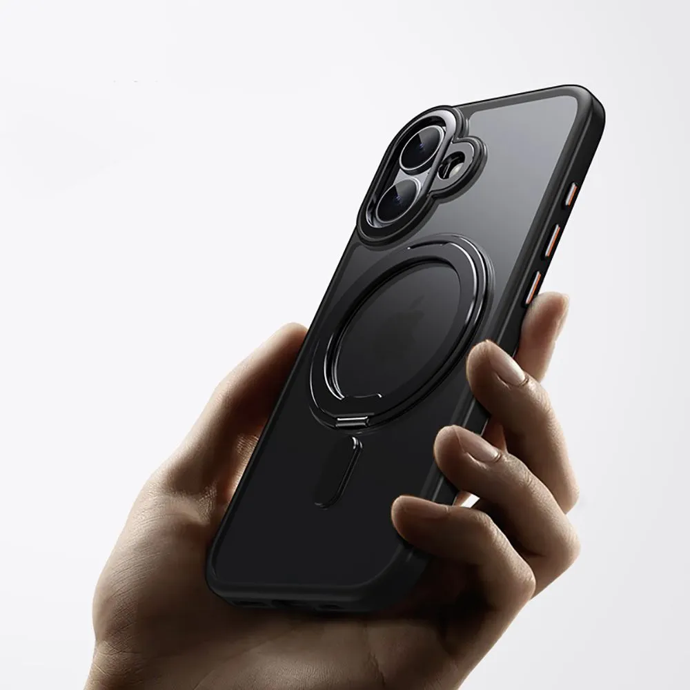 Apple iPhone 17 dėklas Juoda TECH-PROTECT MAGRING MAGSAFE