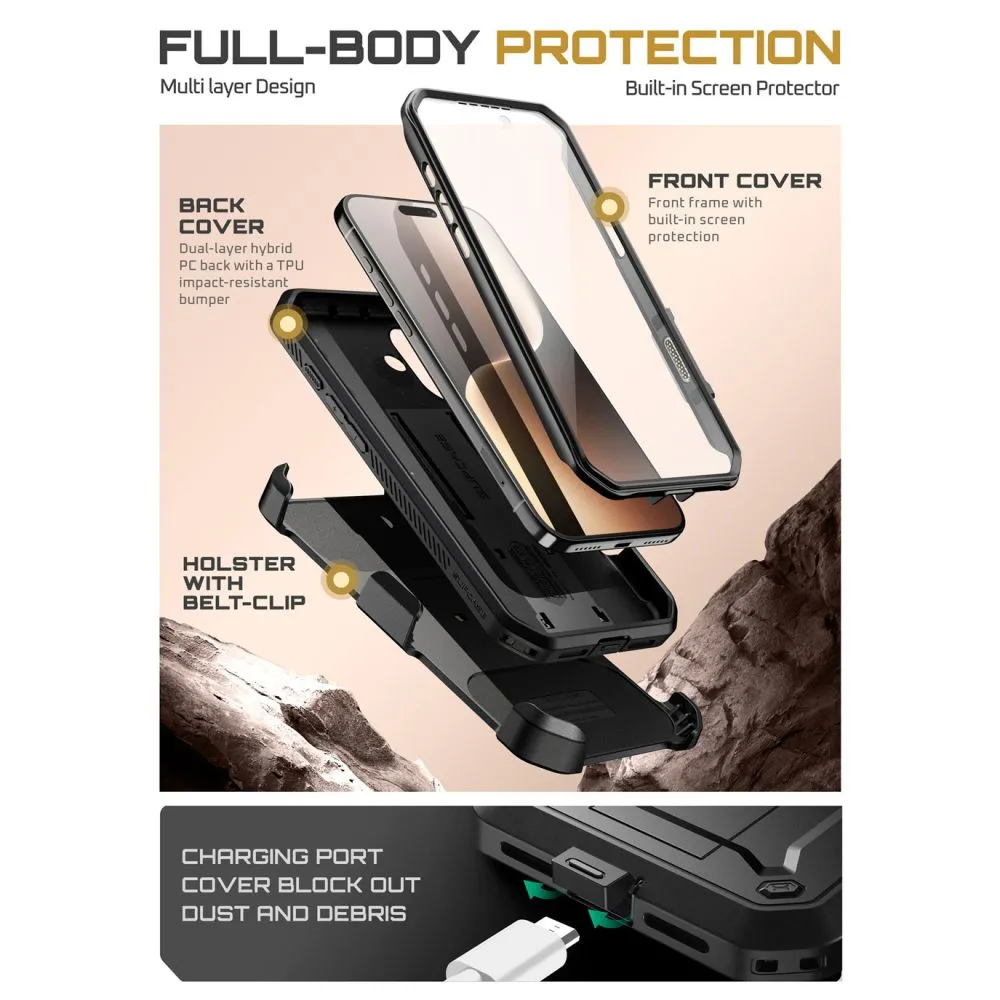 Apple iPhone 17 dėklas Juoda SUPCASE UB PRO