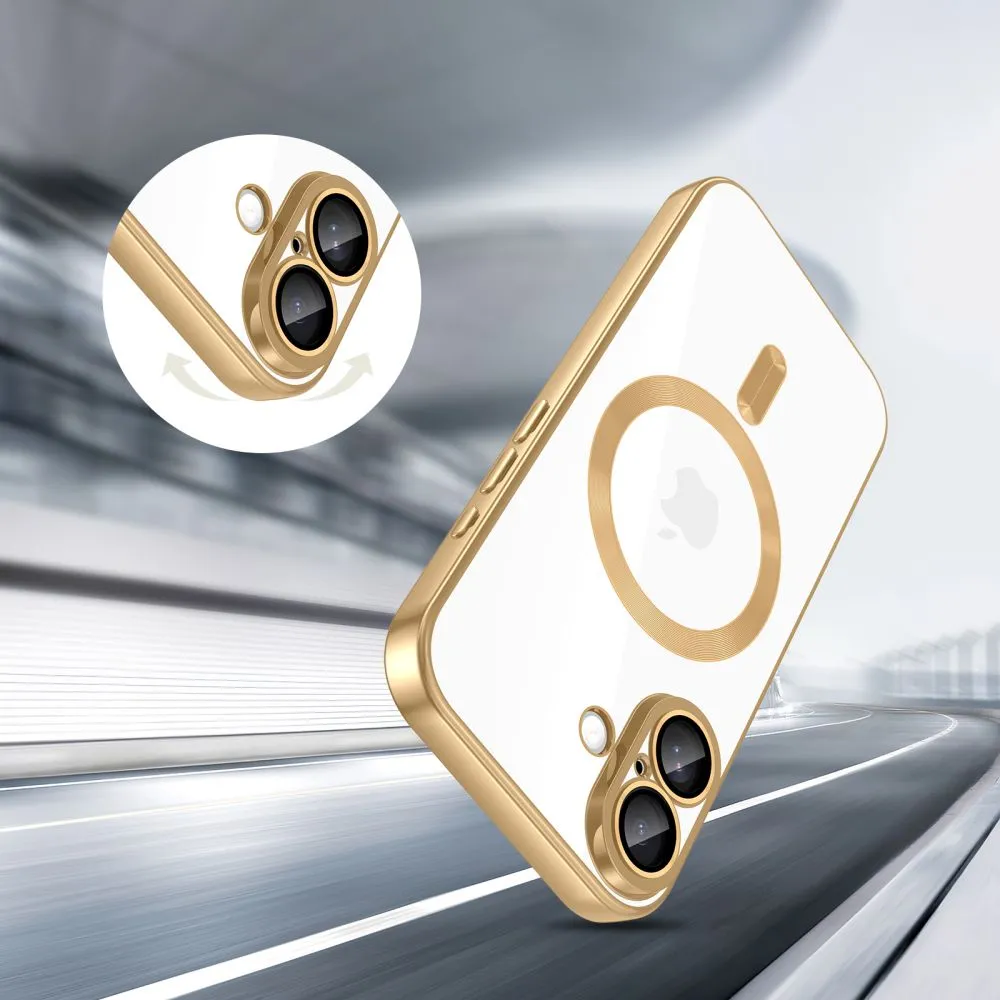 Apple iPhone 17 dėklas auksinis TECH-PROTECT MAGFLEX MAGSAFE