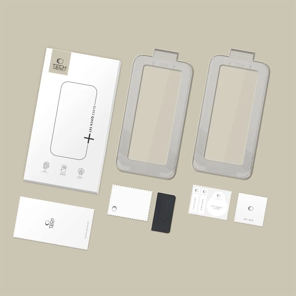 Apple iPhone 17 panssarilasi  TECH-PROTECT QUICK SET+ 2-PACK
