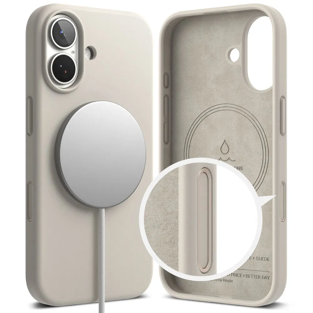 Apple iPhone 17 dėklas  RINGKE SILICONE MAGNETIC MAGSAFE