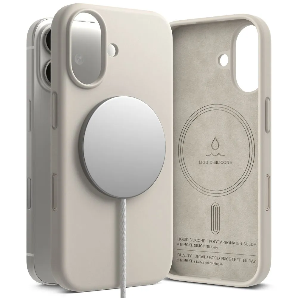 Apple iPhone 17 dėklas  RINGKE SILICONE MAGNETIC MAGSAFE