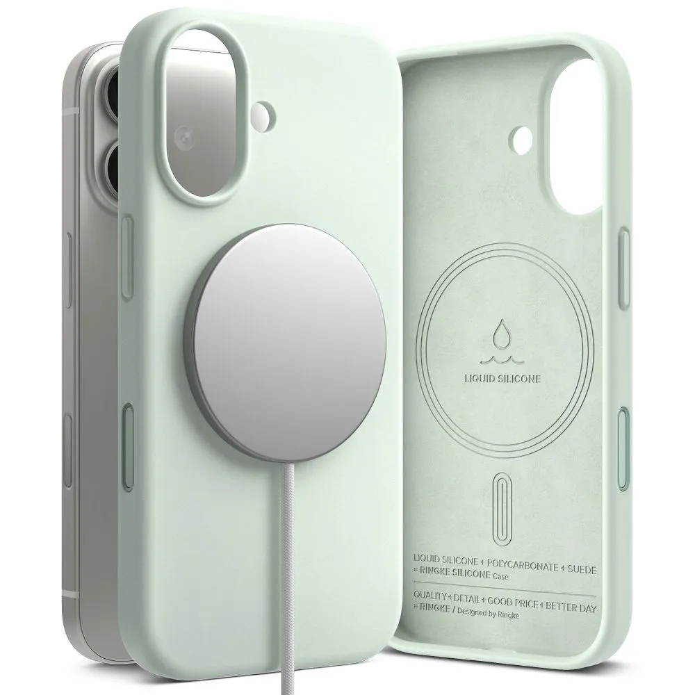 Apple iPhone 17 dėklas  RINGKE SILICONE MAGNETIC MAGSAFE