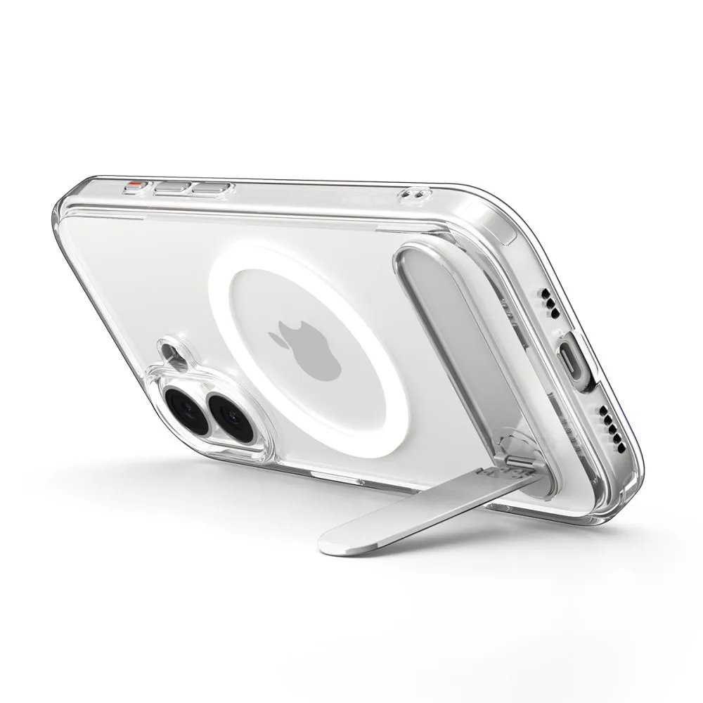 Apple iPhone 17 dėklas skaidrus SPIGEN ULTRA HYBRID ”S” MAG MAGSAFE