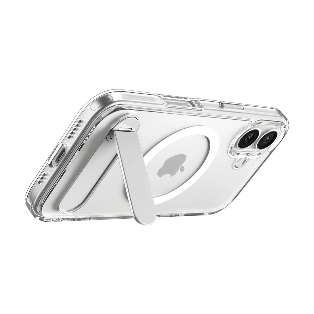 Apple iPhone 17 dėklas skaidrus SPIGEN ULTRA HYBRID ”S” MAG MAGSAFE