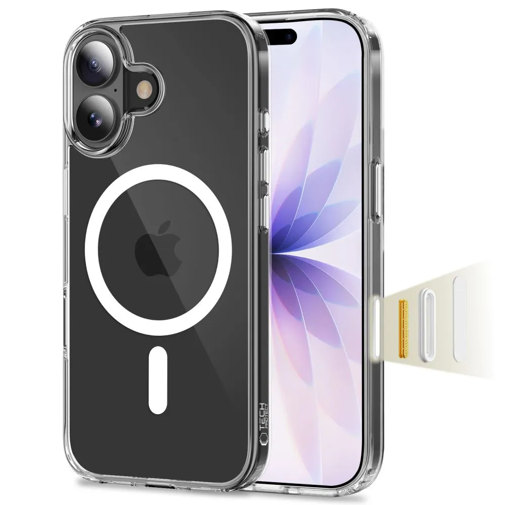 Apple iPhone 17 skal transparent TECH-PROTECT FLEXAIR HYBRID CC MAGSAFE