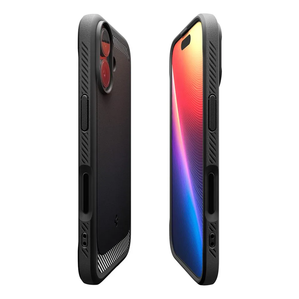 Apple iPhone 17 dėklas Juoda SPIGEN RUGGED ARMOR MAG MAGSAFE