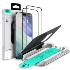 iPhone iPhone 17 apsauginis stiklas ESR ULTRAFIT TEMPERED GLASS 2-PACK Apple iPhone 17