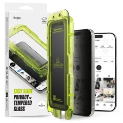 iPhone iPhone 17 apsauginis stiklas RINGKE EASY SLIDE 2-PACK PRIVACY Apple iPhone 17