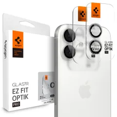 iPhone iPhone 17 apsauginis stiklas SPIGEN OPTIK PRO GLAS.TR ”EZ FIT” CAMERA PROTECTOR 2-PACK Apple iPhone 17