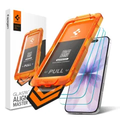 iPhone iPhone 17 Aizsargstikls SPIGEN ALM GLAS.TR SLIM 3-PACK Apple iPhone 17